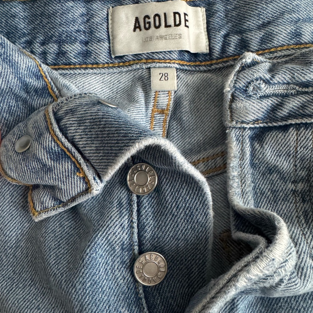 Agolde Light Wash Denim Jeans